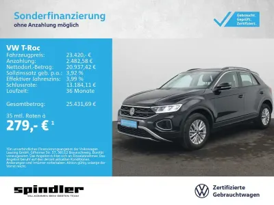 Gebraucht VW T-Roc Life 150 PS (110 kW) 2023 Deep black perleffekt SUV