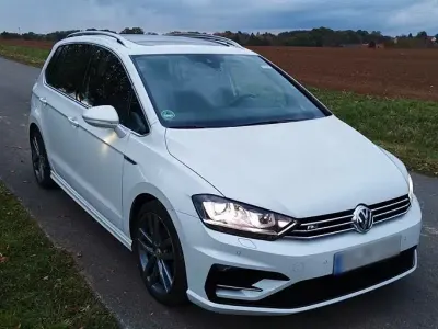 Gebraucht VW Golf Sportsvan Highline 150 PS (110 kW) 2017 Weiß Van / Kleinbus
