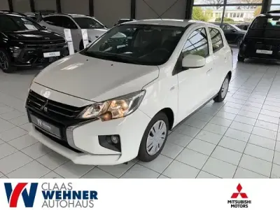 Gebraucht Mitsubishi Space Star Select 71 PS (52 kW) 2023 S) (weiss Kleinwagen