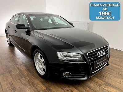 Schwarz Gebraucht 2010 Audi A5 Sportback S-Line Kleinwagen | 15.390 € (Etwas zu teuer)