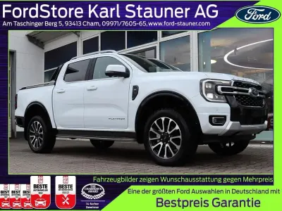 Ny Ford Ranger Platinum 241 HK (177 kW) 2026 Hvid Pickup / Ladvogn