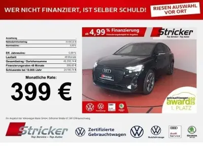 Gebraucht Audi Q4 Sportback e-tron Sport 219 kW (299 PS) 2023 Schwarz SUV