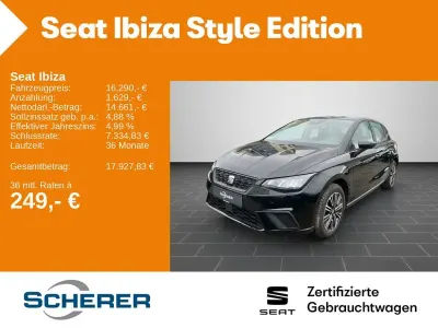 Second-hand Seat Ibiza Style 116 CP (85 kW) 2024 Negru Berlinǎ