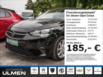 gebraucht Opel Corsa Edition 1.2 Turbo Radio Bluetooth Tempomat Klima+SHZ Einparkhilfe Alu+Allwetterreifen