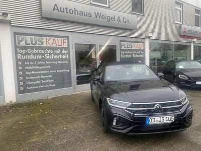Gebraucht VW T-Roc Cabriolet R-line 150 PS (110 kW) 2022 Deep black perleffekt Cabrio