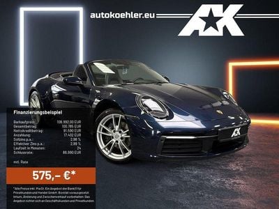 Gebraucht Porsche 911 Carrera Cabriolet 385 PS (283 kW) 2021 Nachtblau Cabrio