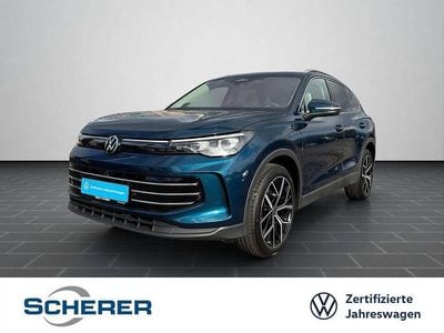 Nightshade blue metallic (metallic) Gebraucht 2025 VW Tiguan Elegance SUV | 47.499 € (Fairer Preis)