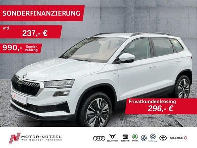 Gebraucht Skoda Karoq Tour 116 PS (85 kW) 2023 Moonweiss metallic SUV