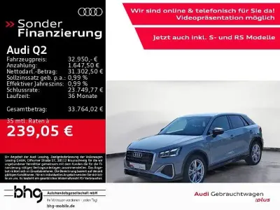 Gebraucht Audi Q2 S-Line 150 PS (110 kW) 2025 Pfeilgrau perleffekt SUV