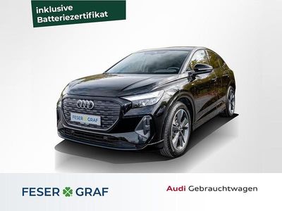 Mythosschwarz metallic Gebraucht 2022 Audi Q4 Sportback e-tron S-Line SUV | 29.990 € (Etwas zu teuer)