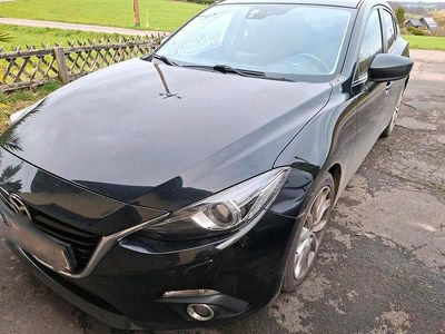 Gebraucht Mazda 3 Sports-Line 150 PS (110 kW) 2017 Schwarz Limousine