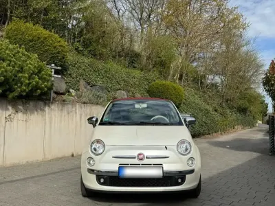 Usata Fiat 500C Lounge 69 CV (50 kW) 2014 Bianco Cabrio