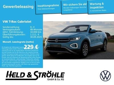 VW T-Roc Cabriolet