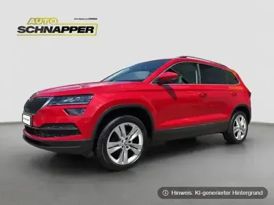 Gebraucht Skoda Karoq 150 PS (110 kW) 2020 Rot SUV