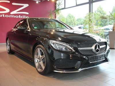 Usata Mercedes C180 AMG line 156 CV (114 kW) 2017 Nero Cabrio