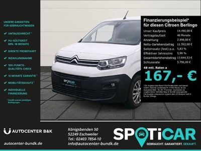 Gebraucht Citroën Berlingo PureTech 110 PS (80 kW) 2020 Weiß Van / Kleinbus