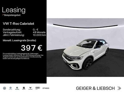 Gebraucht VW T-Roc Cabriolet Style 150 PS (110 kW) 2022 Pure white/schwarz Cabrio
