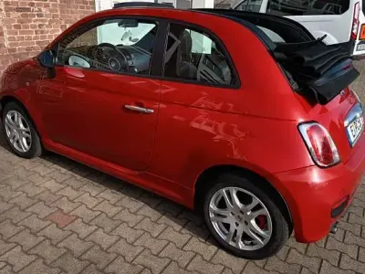Usata Fiat 500C 105 CV (77 kW) 2014 Rosso Cabrio