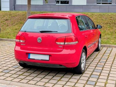 Brugt VW Golf VI Comfortline 105 HK (77 kW) 2010 Rød Hatchback