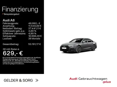 Brugt Audi A8 Ambiente 340 HK (250 kW) 2022 Grå Sedan
