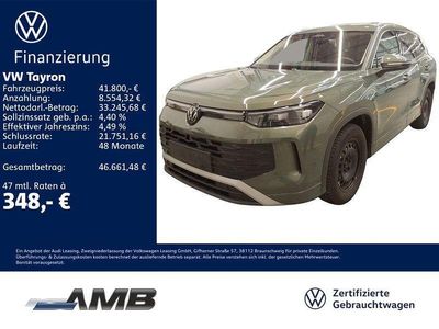 Usata VW Tayron Life 150 CV (110 kW) 2025 Verde SUV