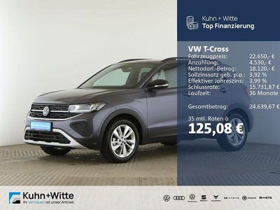 Rauchgrau metallic Gebraucht 2025 VW T-Cross Goal SUV | 22.650 € (Guter Preis)