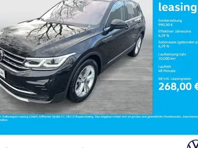 Brugt VW Tiguan Elegance 245 HK (180 kW) 2021 Sort SUV