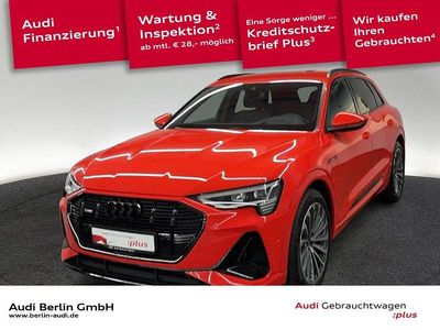 Usata Audi e-tron S-Line 300 kW (408 CV) 2021 Rosso SUV