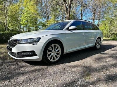 Second-hand Skoda Superb Ambition 150 CP (110 kW) 2020 Alb Break