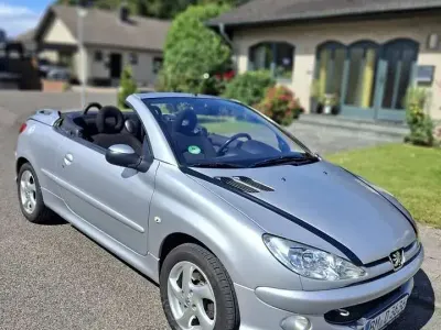 Gebraucht Peugeot 206 CC Filou 109 PS (80 kW) 2005 Grau Cabrio