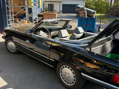 Brugt Mercedes 560 231 HK (169 kW) 1987 Sort Cabriolet