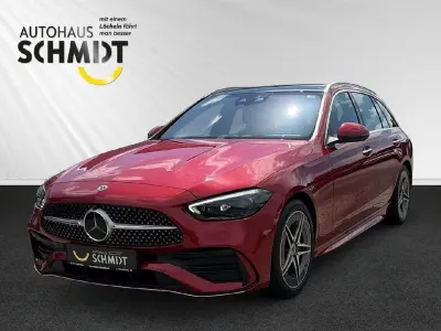 Gebraucht Mercedes C200 AMG line 204 PS (150 kW) 2021 Rot Limousine