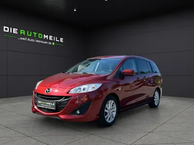 Gebraucht Mazda 5 Center-Line 116 PS (85 kW) 2011 Rot Van / Kleinbus