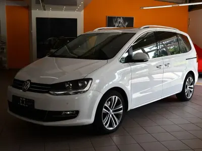 Gebraucht VW Sharan Highline 150 PS (110 kW) 2017 Weiß Van / Kleinbus