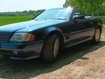 Gebraucht Mercedes SL320 231 PS (169 kW) 1994 Blau Cabrio