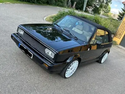 Gebraucht VW Golf Cabriolet 98 PS (72 kW) 1990 Schwarz Cabrio