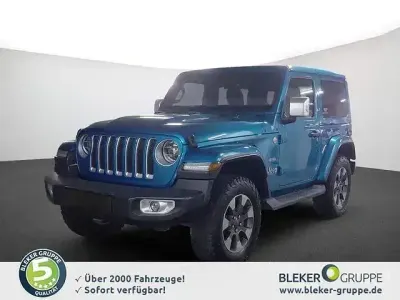 Gebraucht Jeep Wrangler Unlimited Sahara 272 PS (200 kW) 2020 Blau SUV
