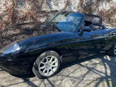 Usata Fiat Barchetta 131 CV (96 kW) 2003 Nero Cabrio