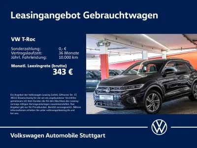 Gebraucht VW T-Roc R-line 190 PS (139 kW) 2023 Deep black perleffekt SUV