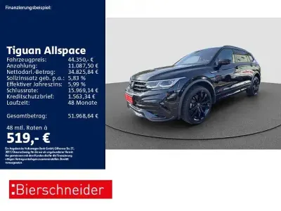 Gebraucht VW Tiguan Allspace R-line 193 PS (141 kW) 2024 Schwarz SUV