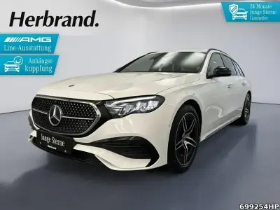 Gebraucht Mercedes E220 AMG 197 PS (144 kW) 2025 Unilack polarweiß Kombi