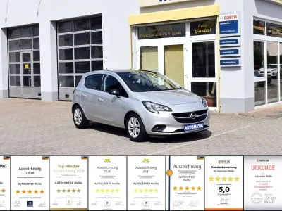 Gebraucht Opel Corsa Active 90 PS (66 kW) 2017 Argon silber/ice silver (m2) Kleinwagen