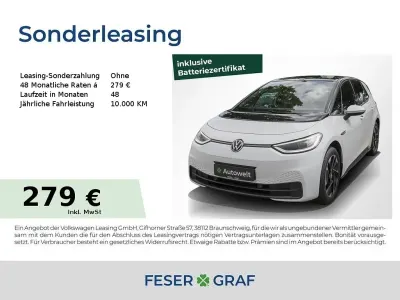 Gebraucht VW ID.3 Pure 110 kW (150 PS) 2022 Gletscherweiß Kleinwagen