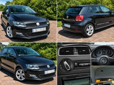 Usata VW Polo Highline 105 CV (77 kW) 2010 Nero Utilitaria