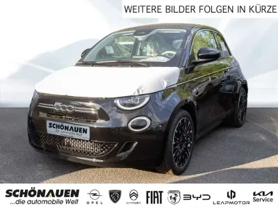 Neu Fiat 500C La Prima 65 PS (47 kW) 2026 Schwarz Cabrio