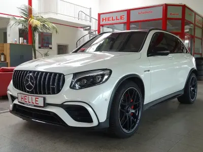Gebraucht Mercedes GLC63 AMG AMG 510 PS (375 kW) 2018 Diamantweiss (metallic) SUV