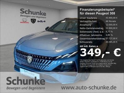 Neu Peugeot 308 SW GT 145 PS (106 kW) 2025 Blau Kombi