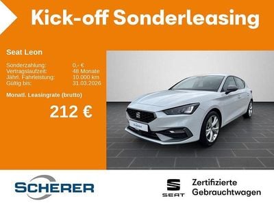 Gebraucht Seat Leon FR 150 PS (110 kW) 2025 Glacial weiß metallic (metallic) Limousine