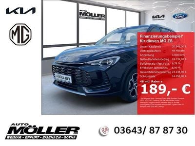Neu MG ZS Comfort 116 PS (85 kW) 2025 Schwarz Limousine