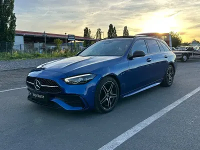 Gebraucht Mercedes C220 AMG line 200 PS (147 kW) 2022 Blau Limousine